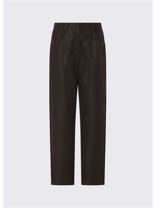 Pantaloni baggy in tessuto spalmato LIU JO | WF6144E1157/X0787